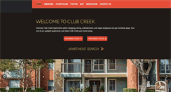 Desktop Screenshot of clubcreekapartments.com