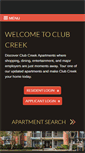 Mobile Screenshot of clubcreekapartments.com